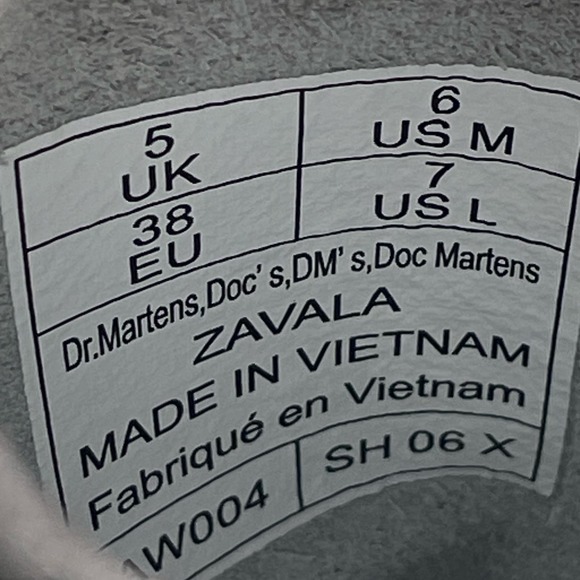 Dr. Martens Zavala Women’s White Combat Boots Size 7 NWOT Stylish‎ - Picture 12 of 12